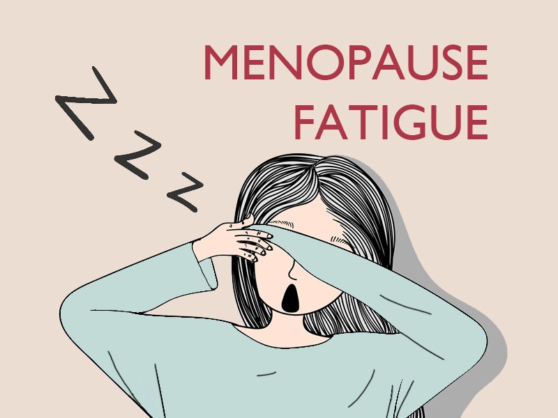 Chart illustrating causes of menopausal fatigue